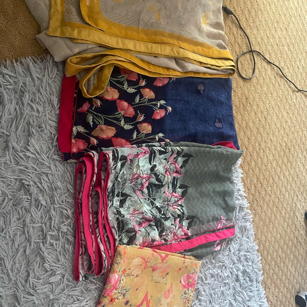 Pakistani Indian scarf set